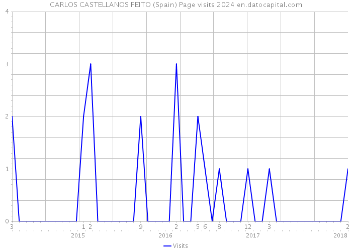 CARLOS CASTELLANOS FEITO (Spain) Page visits 2024 