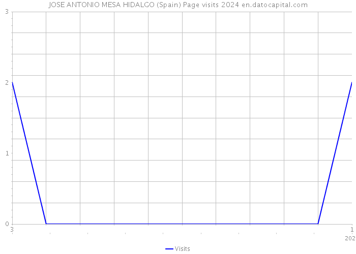 JOSE ANTONIO MESA HIDALGO (Spain) Page visits 2024 