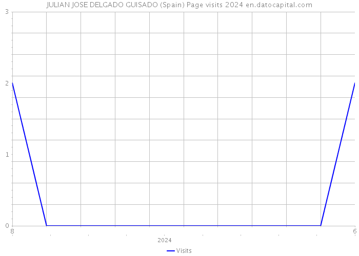 JULIAN JOSE DELGADO GUISADO (Spain) Page visits 2024 
