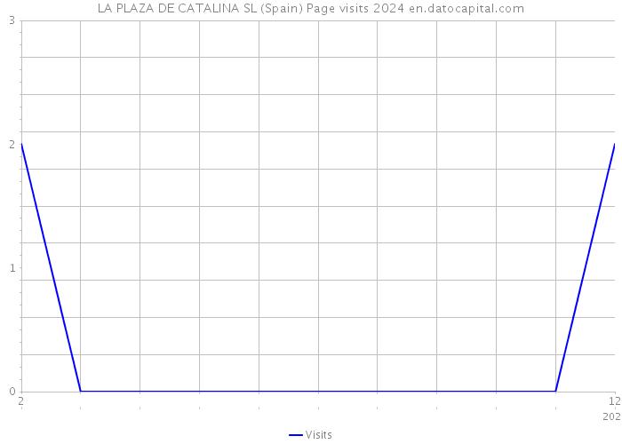 LA PLAZA DE CATALINA SL (Spain) Page visits 2024 