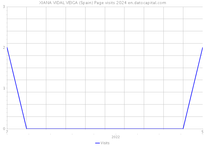 XIANA VIDAL VEIGA (Spain) Page visits 2024 