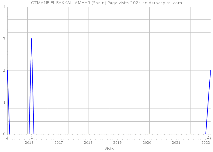 OTMANE EL BAKKALI AMHAR (Spain) Page visits 2024 