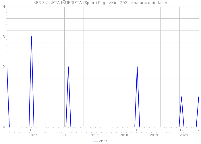 IKER ZULUETA IÑURRIETA (Spain) Page visits 2024 