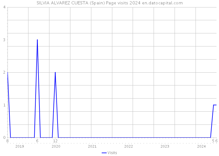 SILVIA ALVAREZ CUESTA (Spain) Page visits 2024 