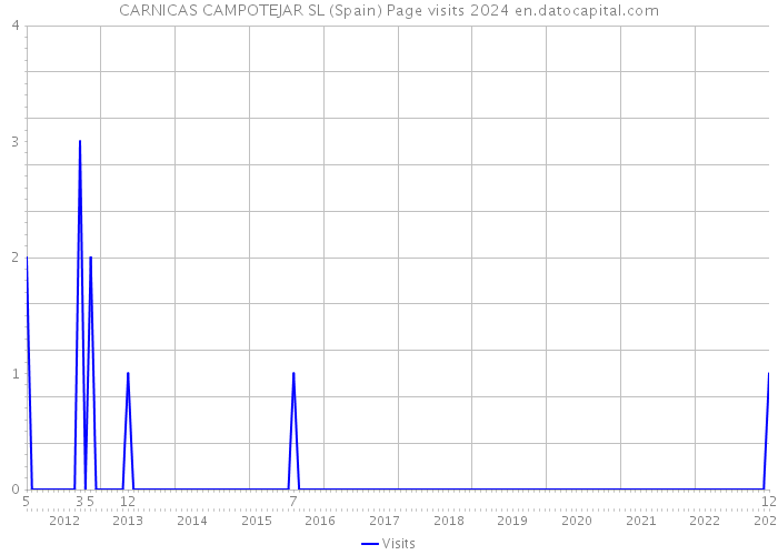 CARNICAS CAMPOTEJAR SL (Spain) Page visits 2024 