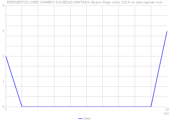 RESPUESTOS LOPEZ GAMERO SOCIEDAD LIMITADA (Spain) Page visits 2024 