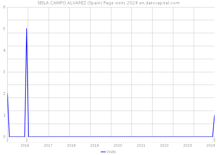 SEILA CAMPO ALVAREZ (Spain) Page visits 2024 
