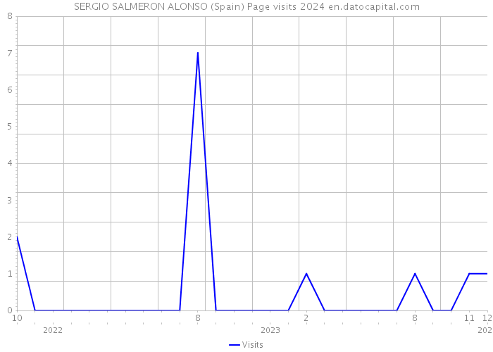SERGIO SALMERON ALONSO (Spain) Page visits 2024 