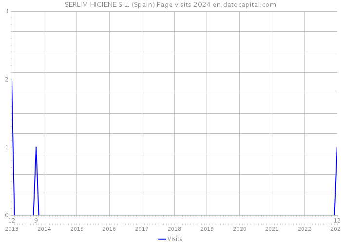 SERLIM HIGIENE S.L. (Spain) Page visits 2024 