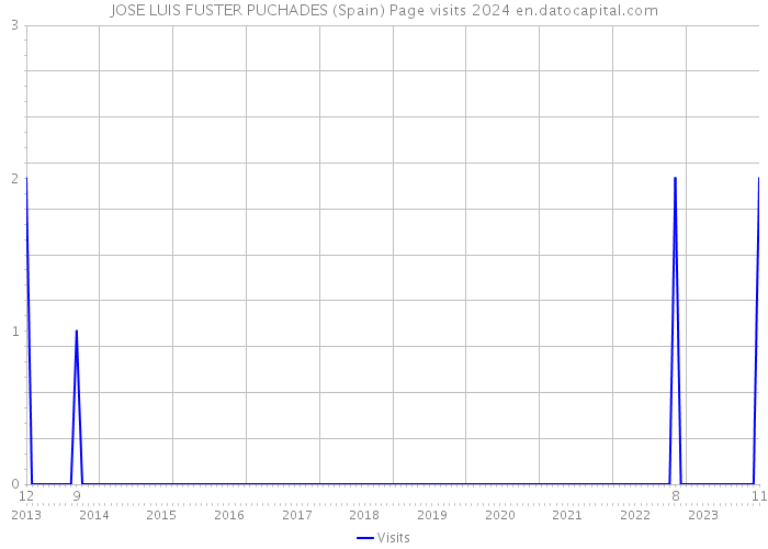 JOSE LUIS FUSTER PUCHADES (Spain) Page visits 2024 