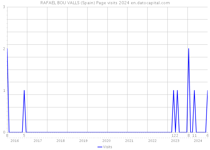 RAFAEL BOU VALLS (Spain) Page visits 2024 