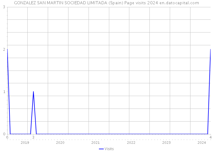 GONZALEZ SAN MARTIN SOCIEDAD LIMITADA (Spain) Page visits 2024 