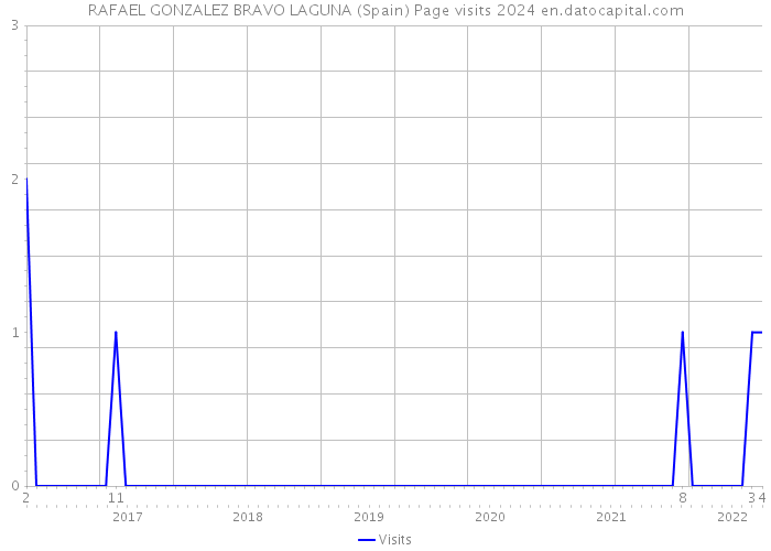 RAFAEL GONZALEZ BRAVO LAGUNA (Spain) Page visits 2024 