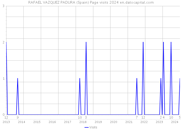 RAFAEL VAZQUEZ PADURA (Spain) Page visits 2024 