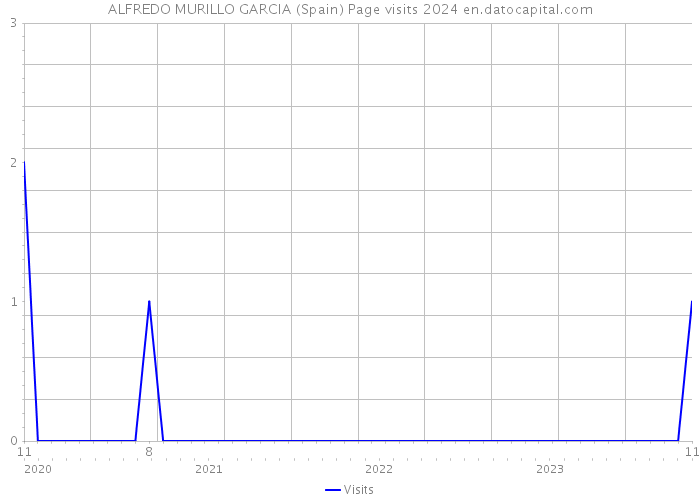 ALFREDO MURILLO GARCIA (Spain) Page visits 2024 