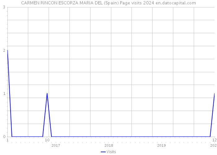 CARMEN RINCON ESCORZA MARIA DEL (Spain) Page visits 2024 