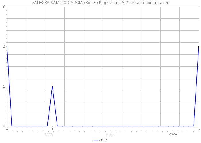 VANESSA SAMINO GARCIA (Spain) Page visits 2024 