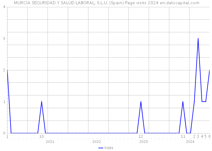  MURCIA SEGURIDAD Y SALUD LABORAL, S.L.U. (Spain) Page visits 2024 