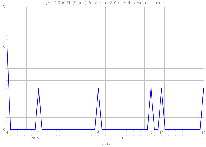 JALI 2000 SL (Spain) Page visits 2024 