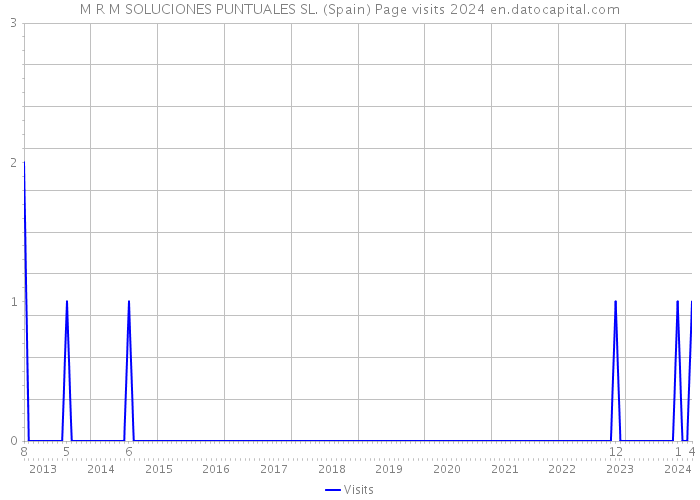 M R M SOLUCIONES PUNTUALES SL. (Spain) Page visits 2024 