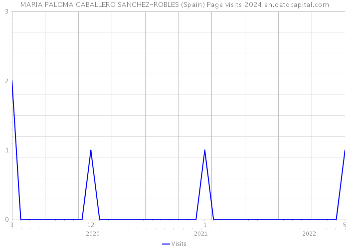 MARIA PALOMA CABALLERO SANCHEZ-ROBLES (Spain) Page visits 2024 