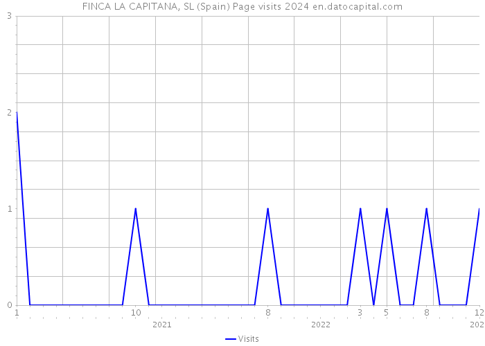 FINCA LA CAPITANA, SL (Spain) Page visits 2024 