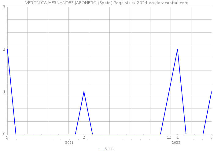 VERONICA HERNANDEZ JABONERO (Spain) Page visits 2024 