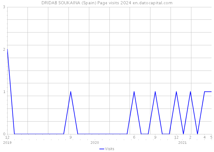 DRIDAB SOUKAINA (Spain) Page visits 2024 