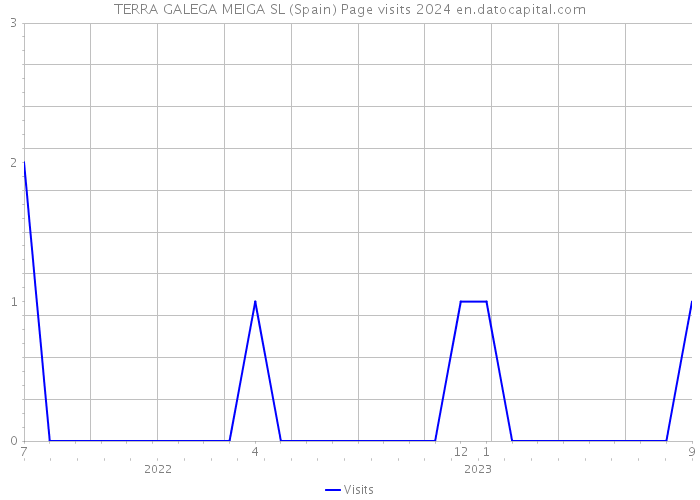 TERRA GALEGA MEIGA SL (Spain) Page visits 2024 
