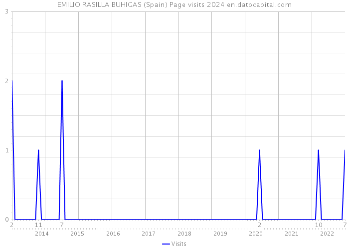 EMILIO RASILLA BUHIGAS (Spain) Page visits 2024 