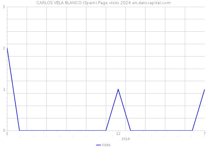 CARLOS VELA BLANCO (Spain) Page visits 2024 