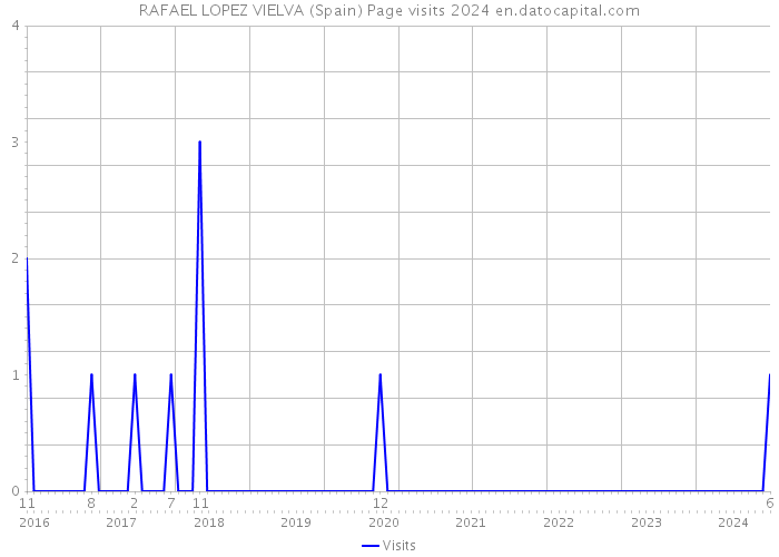 RAFAEL LOPEZ VIELVA (Spain) Page visits 2024 