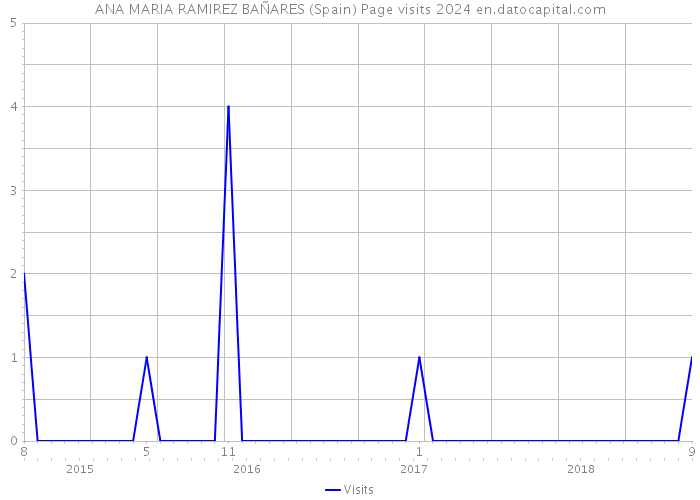 ANA MARIA RAMIREZ BAÑARES (Spain) Page visits 2024 