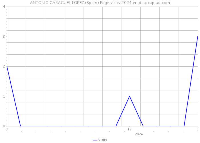 ANTONIO CARACUEL LOPEZ (Spain) Page visits 2024 