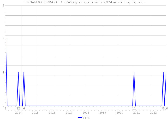 FERNANDO TERRAZA TORRAS (Spain) Page visits 2024 
