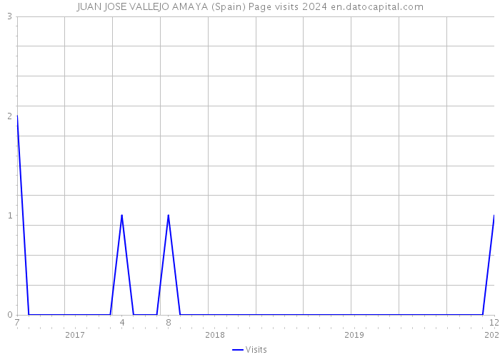 JUAN JOSE VALLEJO AMAYA (Spain) Page visits 2024 