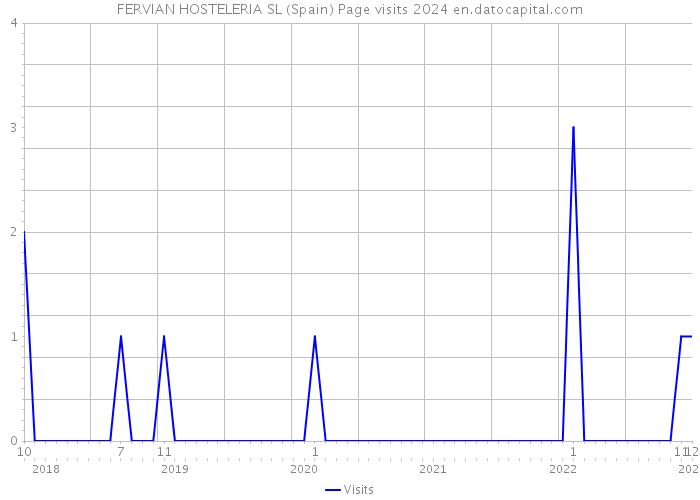 FERVIAN HOSTELERIA SL (Spain) Page visits 2024 