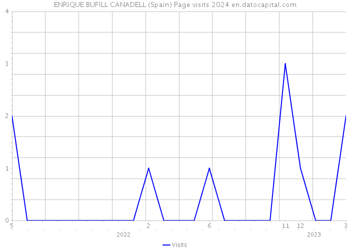 ENRIQUE BUFILL CANADELL (Spain) Page visits 2024 