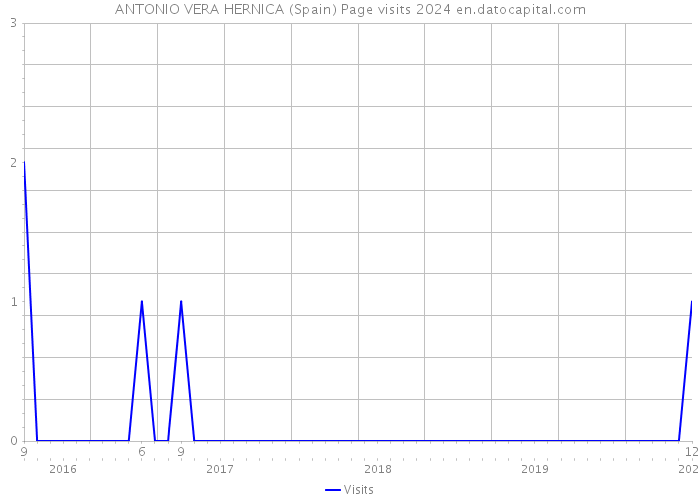 ANTONIO VERA HERNICA (Spain) Page visits 2024 
