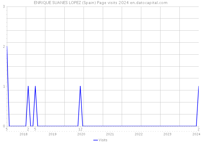 ENRIQUE SUANES LOPEZ (Spain) Page visits 2024 