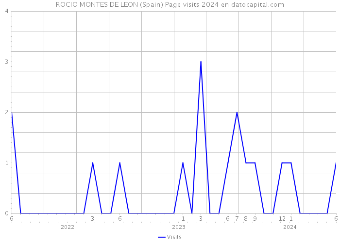 ROCIO MONTES DE LEON (Spain) Page visits 2024 