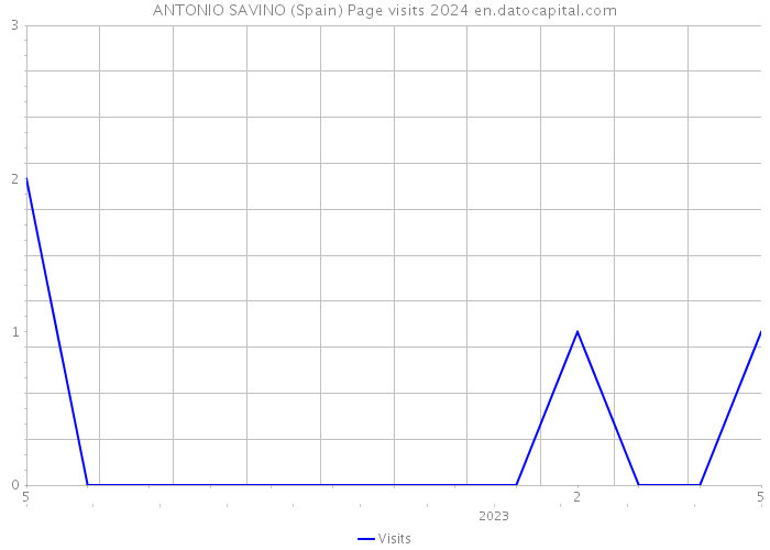 ANTONIO SAVINO (Spain) Page visits 2024 