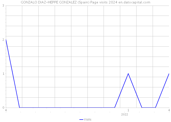 GONZALO DIAZ-HEPPE GONZALEZ (Spain) Page visits 2024 