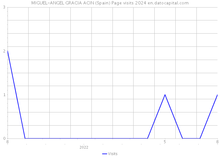 MIGUEL-ANGEL GRACIA ACIN (Spain) Page visits 2024 