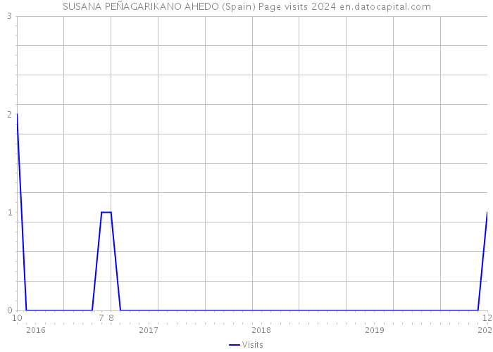 SUSANA PEÑAGARIKANO AHEDO (Spain) Page visits 2024 