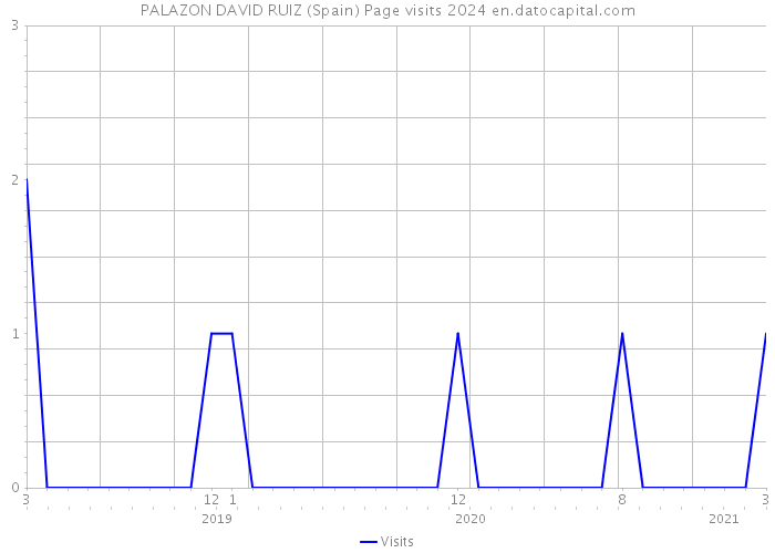 PALAZON DAVID RUIZ (Spain) Page visits 2024 