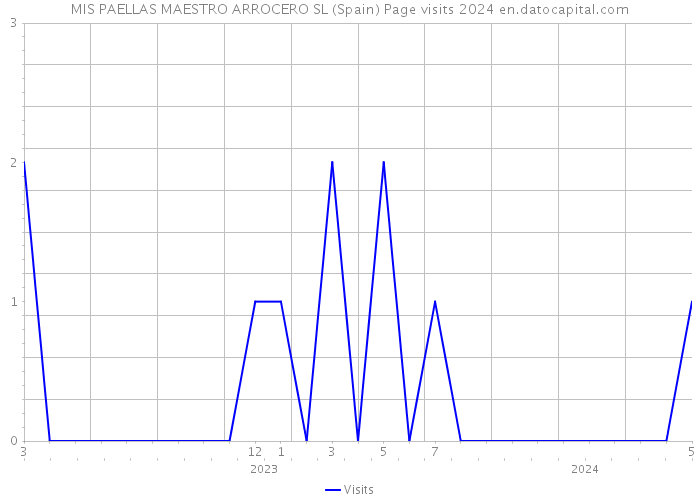 MIS PAELLAS MAESTRO ARROCERO SL (Spain) Page visits 2024 