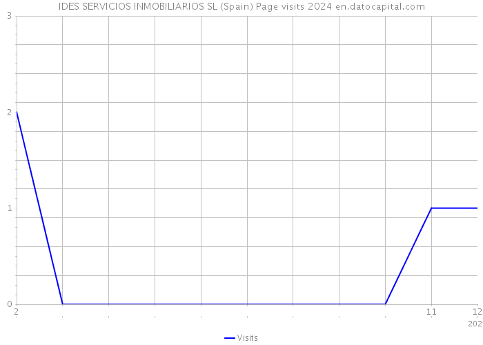 IDES SERVICIOS INMOBILIARIOS SL (Spain) Page visits 2024 