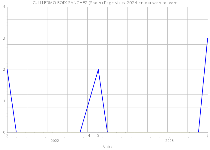 GUILLERMO BOIX SANCHEZ (Spain) Page visits 2024 