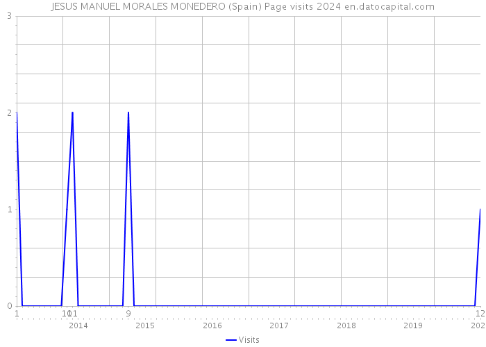 JESUS MANUEL MORALES MONEDERO (Spain) Page visits 2024 